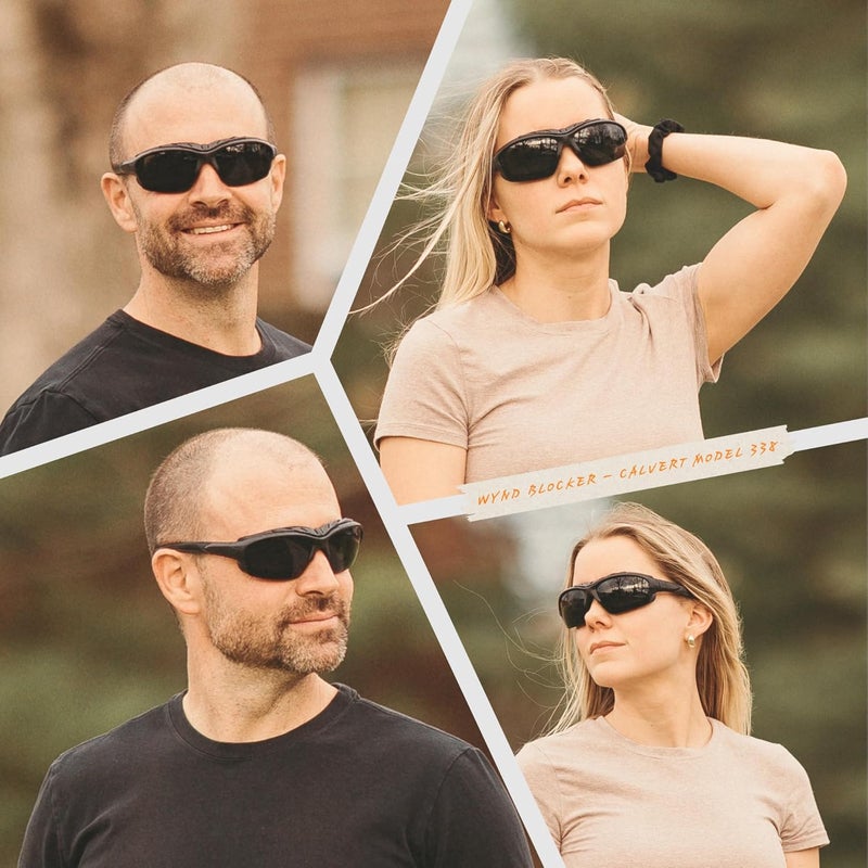 WYND Blocker Calvert Motorcycle Riding Glasses Extreme Sports Wrap Dry Eye Sunglasses (Model 338) - Image 5